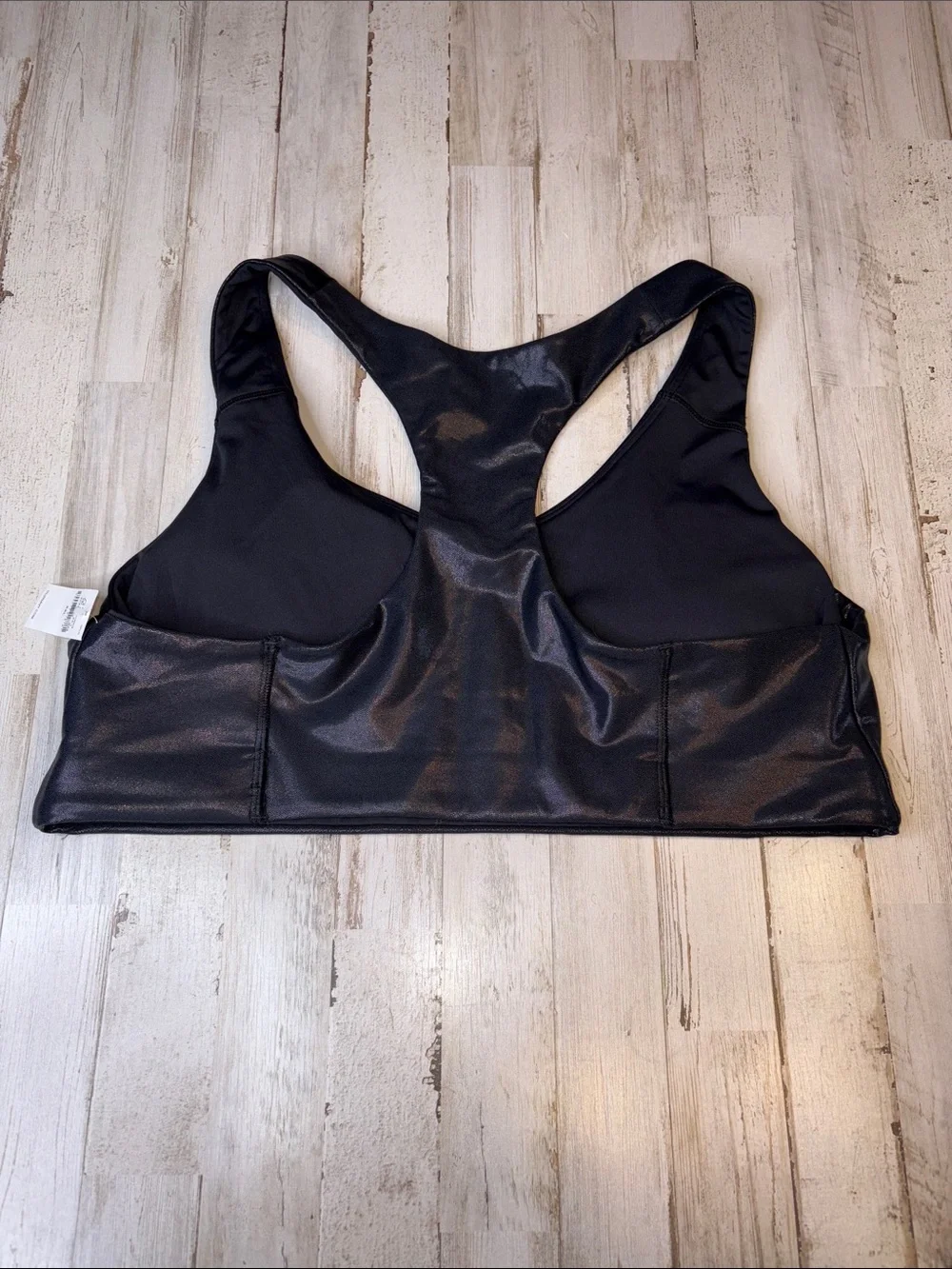 Old Navy Active Powersoft Black Racerback Sports Bra Size XXL NWT - Picture 8 of 11